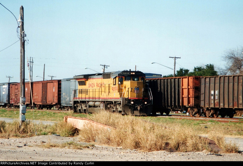 UP 9099 the Harlingen Switcher